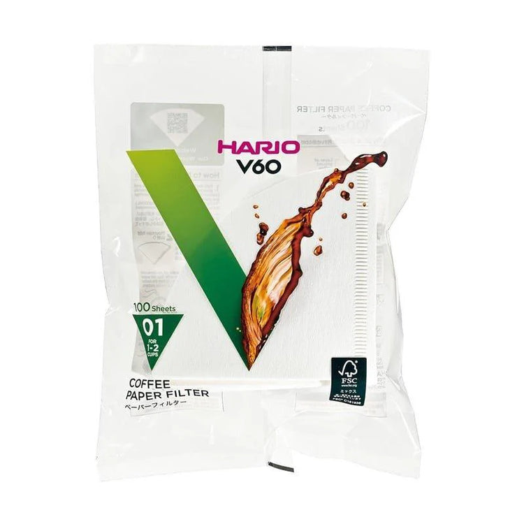 HARIO V60 Paper Coffee Filters – 01